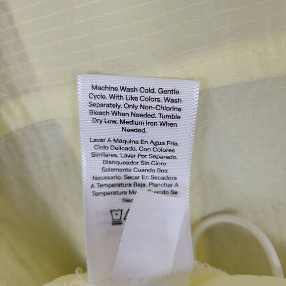 Bonobos Fielder Mens 2XL Jacket Yellow Nylon Windbreaker Raincoat Lightweight - Picture 12 of 13